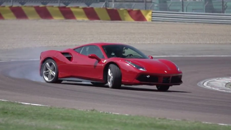 Track lapping in Ferrari’s new 488 GTB