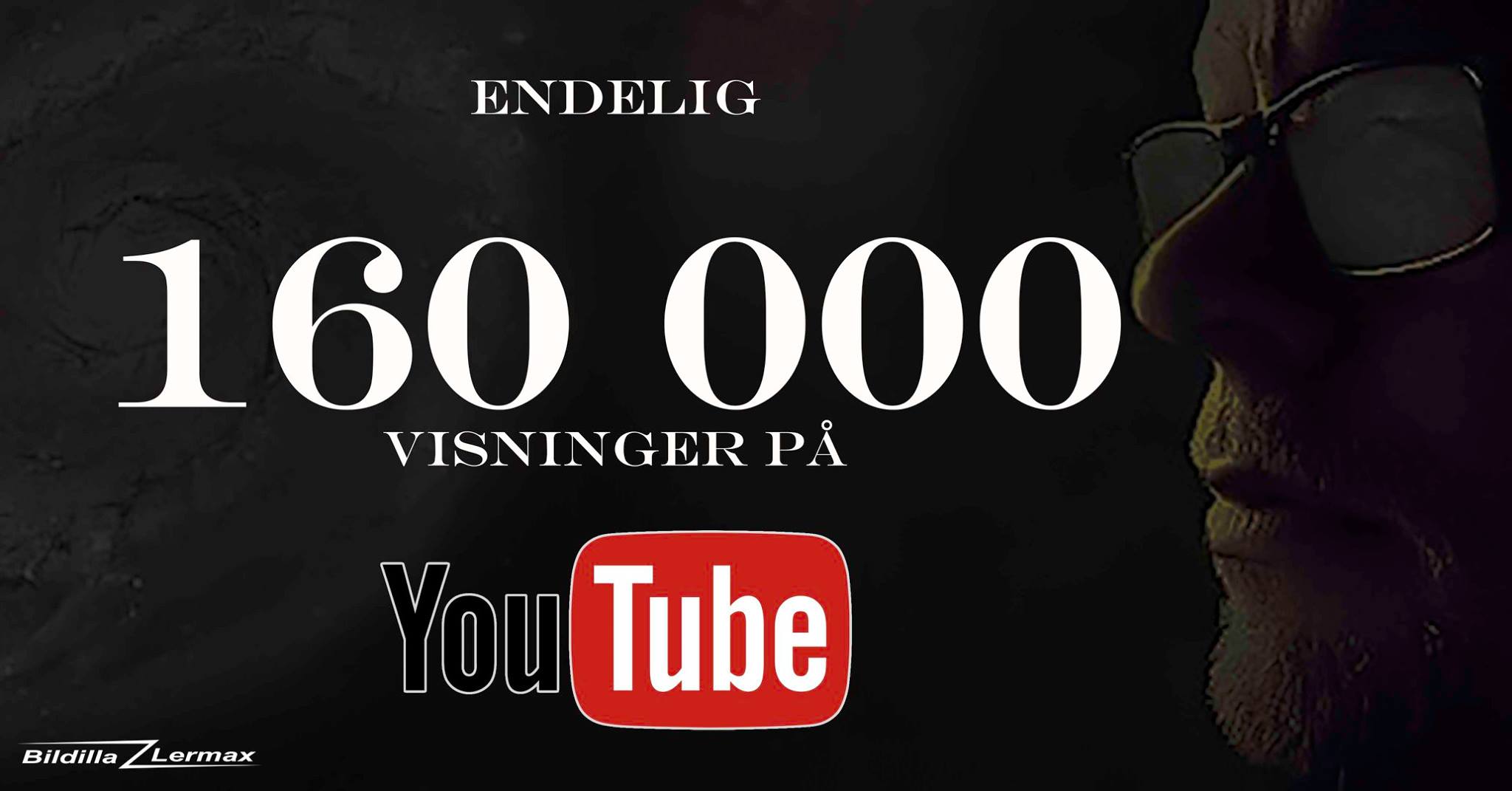 160 000 visninger på YouTube