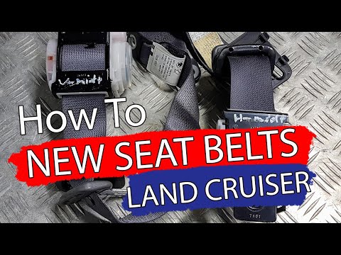 DIY / How To mount new seat belts in a Land Cruiser / PRADO LC120 – Project car – Bildilla Magasin