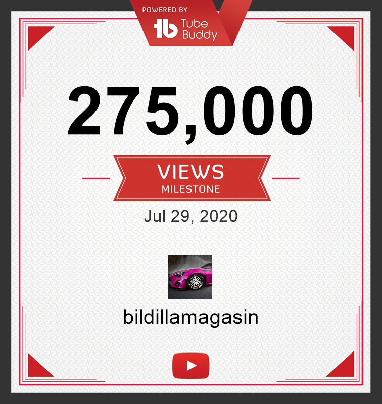 275.000 video visninger