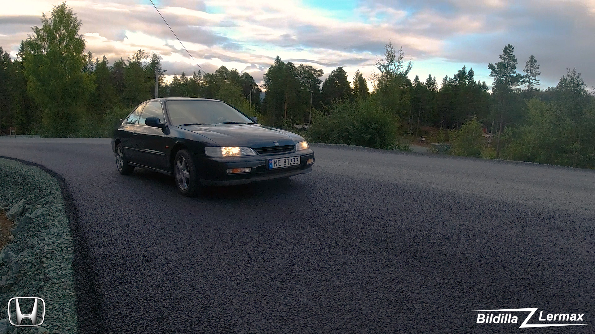 Out Driving the 1995 Honda Accord Coupe 2.2i ES