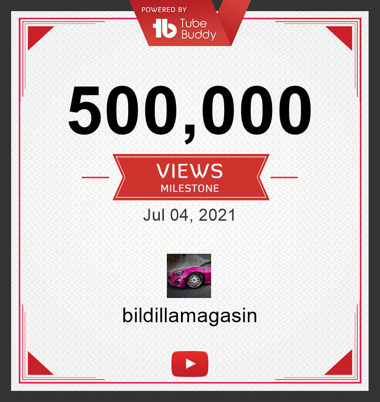 500.000 video visninger!!!
