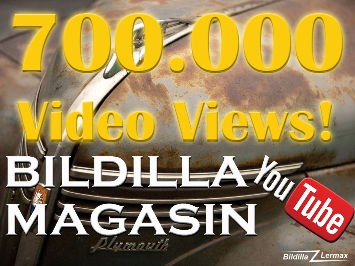 700.000 video visninger på YouTube