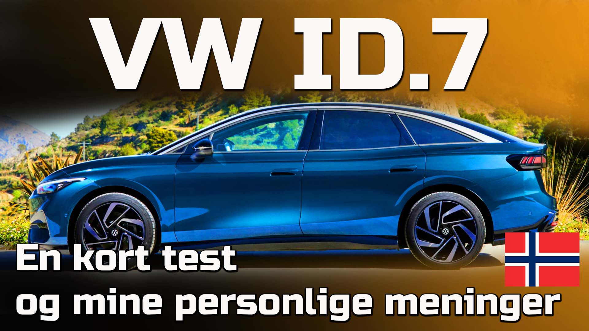 En liten VW ID7 test