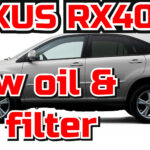 Bytte av olje og oljefilter på Lexus RX400h