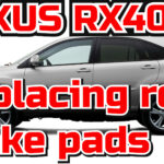 RX400h – Bytte av bremseklosser bak