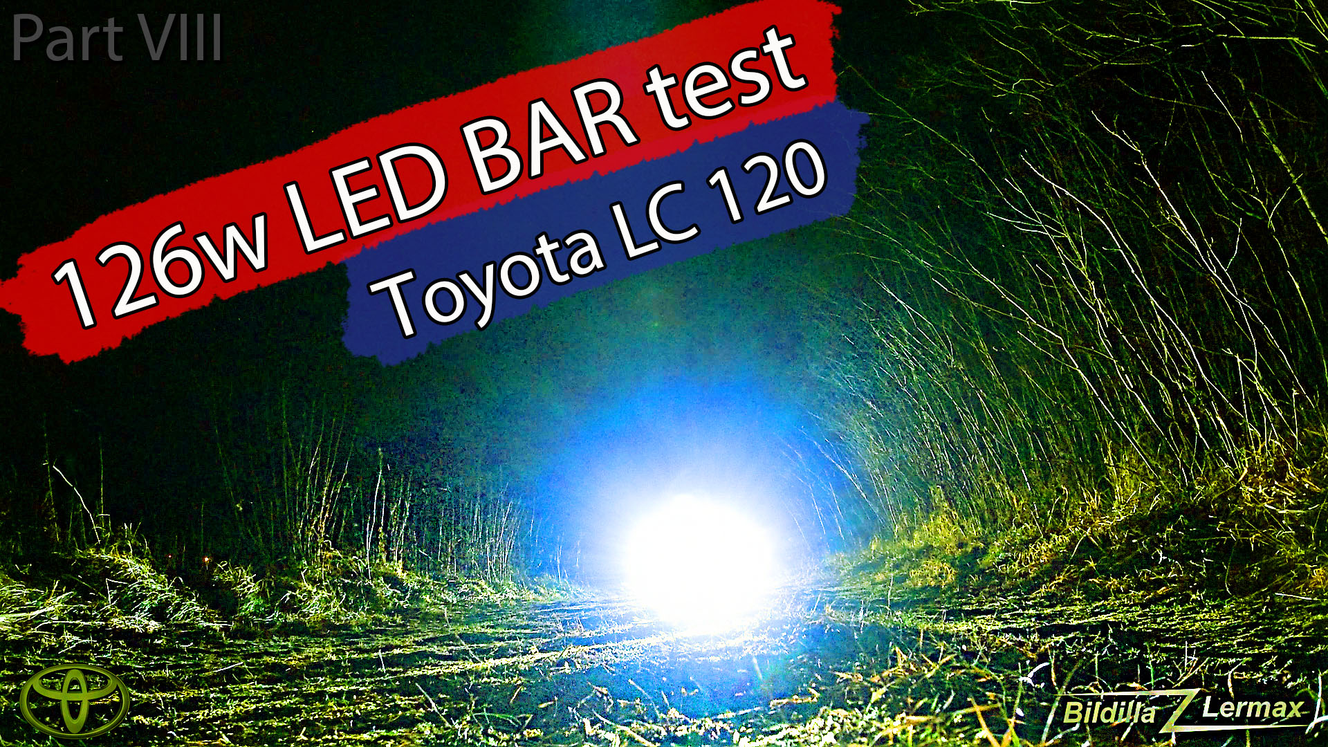 Test av 126 W LED BAR