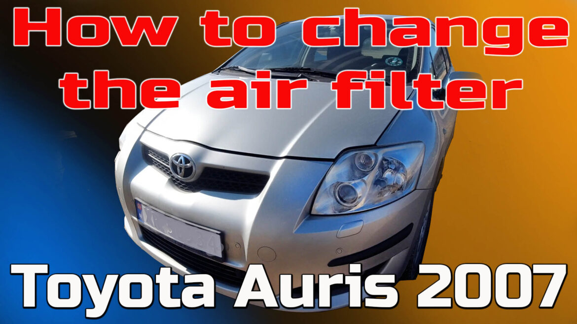 diy / how to: luftfilter på Toyota Auris 1,4 D4D